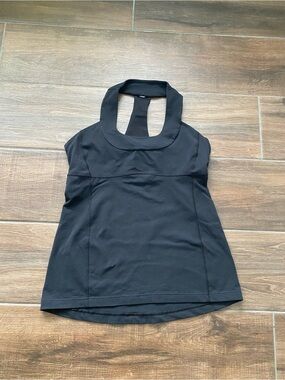 lululemon athletica Black Halter Tank